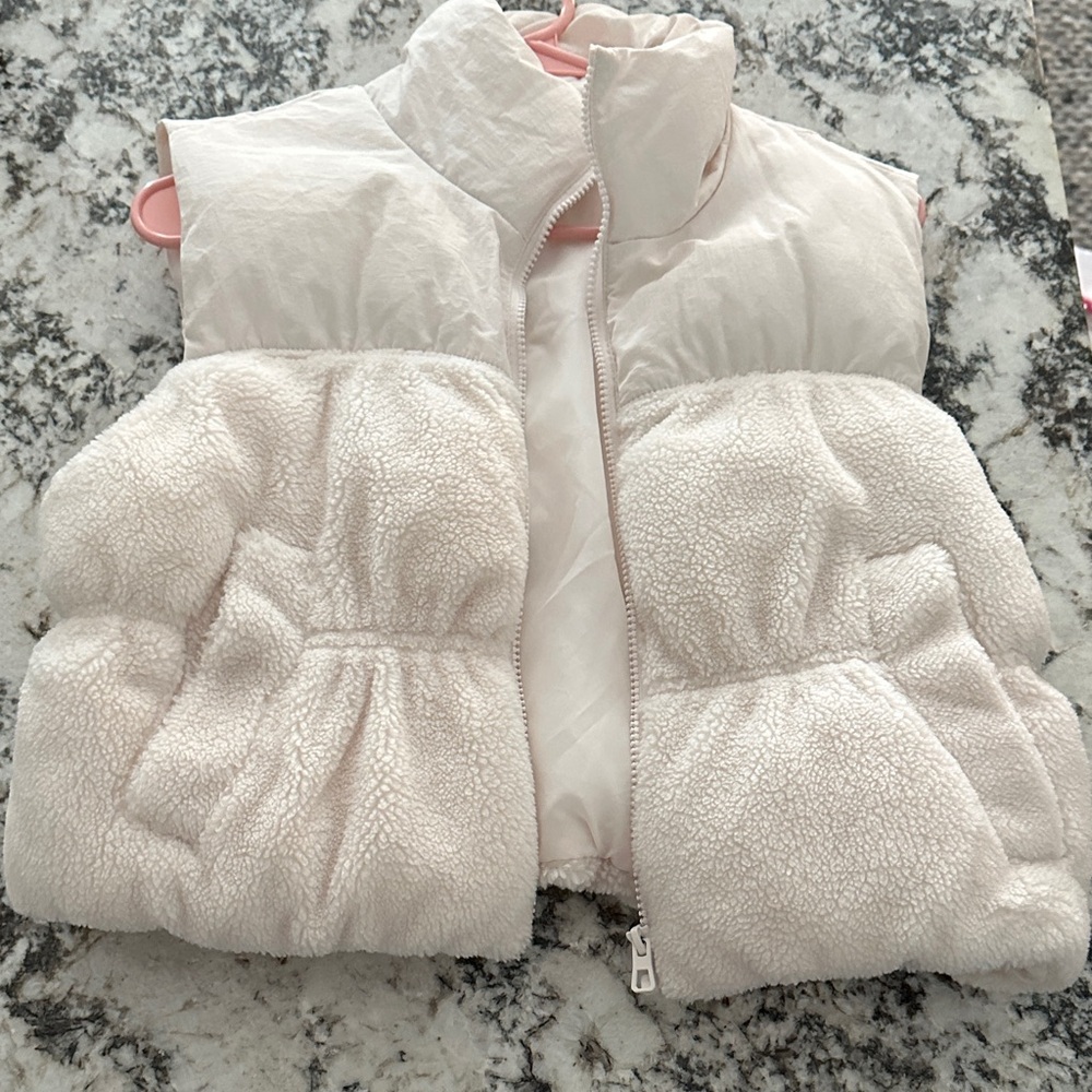 H&M Cream Puffer Vest